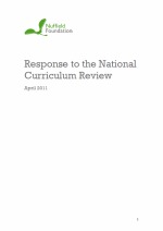 Nuffield Foundation reponse to National Curriculum Review